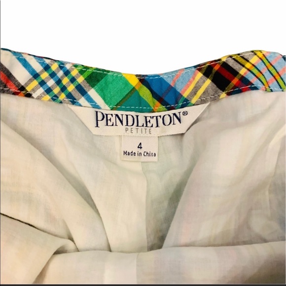 Pendleton Plaid Golf Knickerbockers Culottes  1321 - Picture 3 of 5
